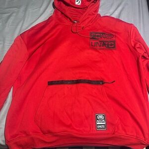 Ecko Unlimited Red Hoodie with Logo